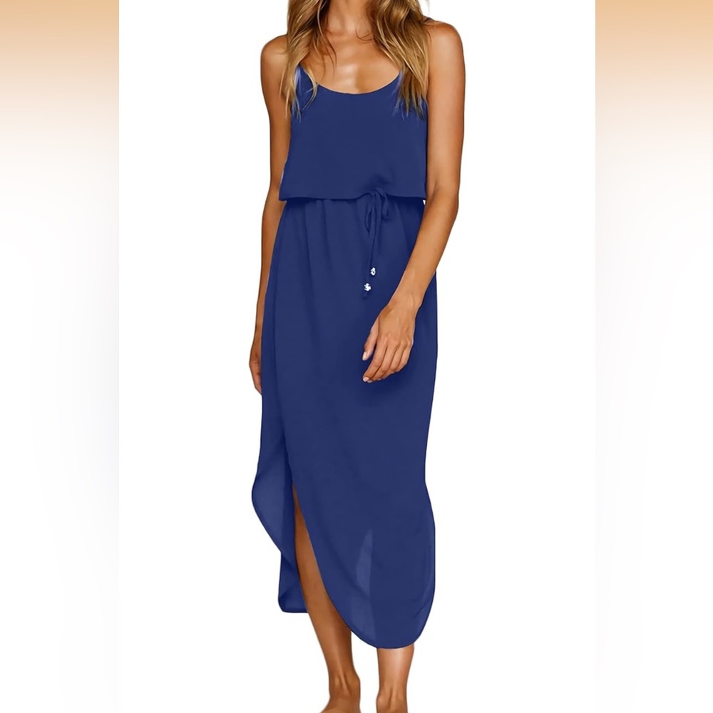 Blue dress mid size large